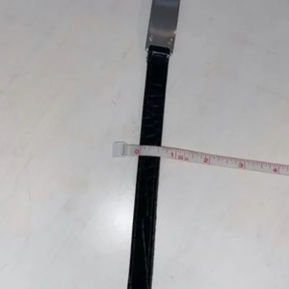 Streets Ahead Horsebit Croc Leather Belt - Picture 14 of 16